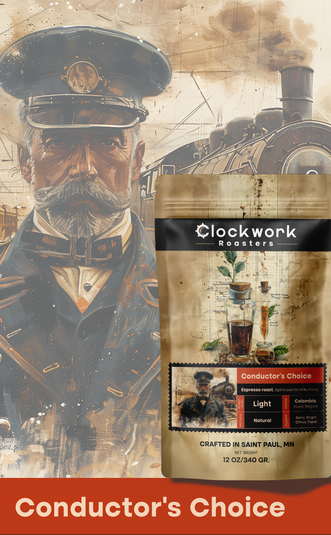 Clockwork Conductor Conductor's Choice – Clockwork Roasters